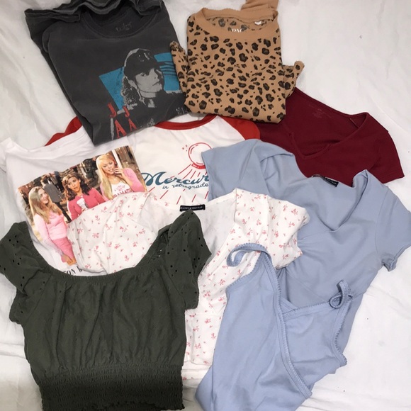 Brandy Melville Tops - Brandy Melville, pacsun, shien bundle xs